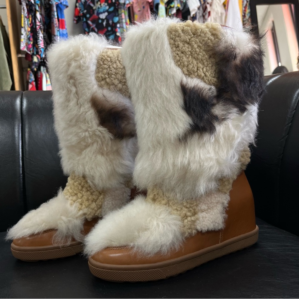 COACH Shearling boots - Picture 2 of 8